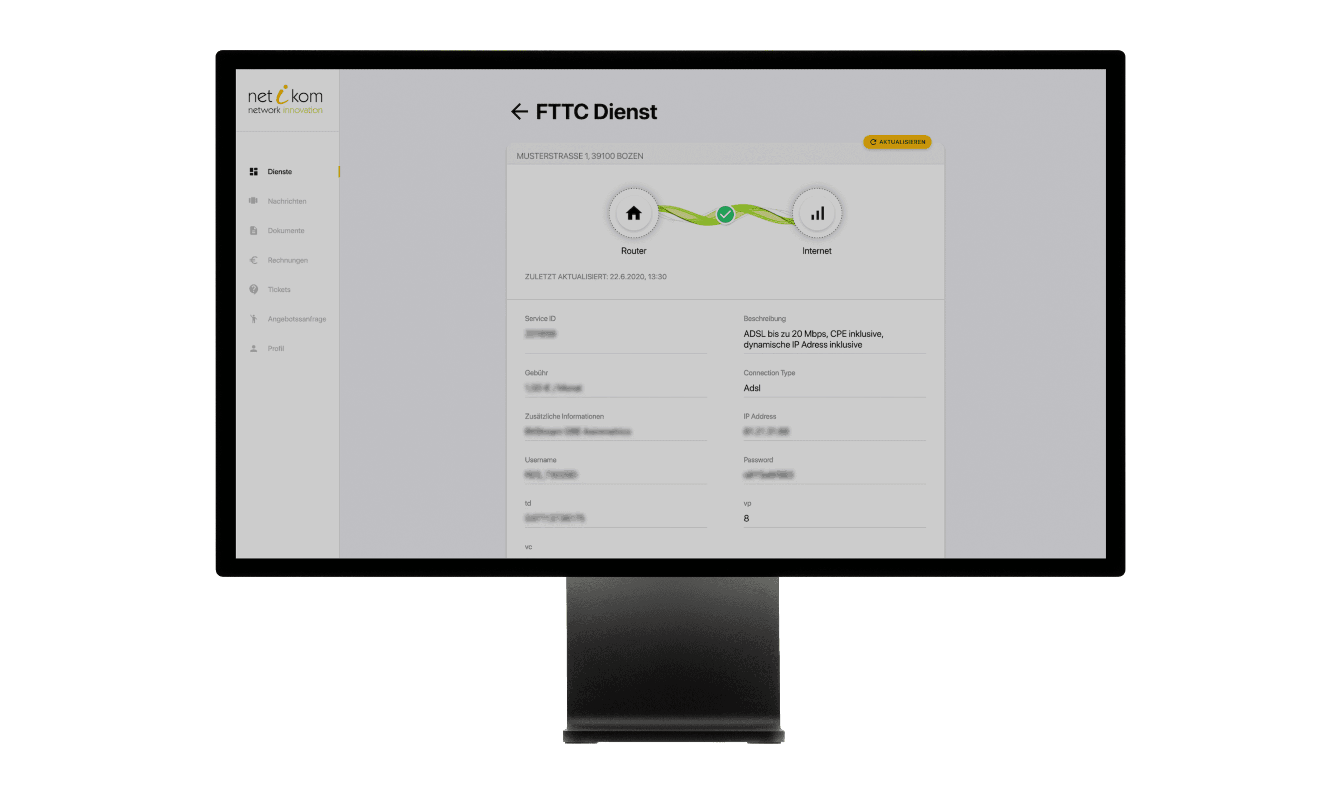 Netikom - Customer Portal}